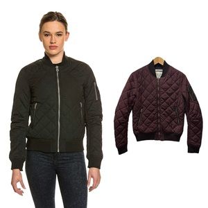 Khujo Quilted Bomber Jacket